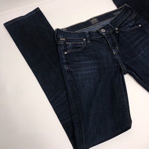 CofH Dark Wash Ava Low Rise Straight Leg 24